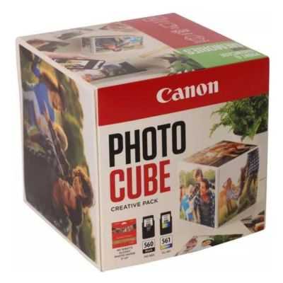 COFFRET PHOTO CUBE ENCRE PG-560 / CL-561 NOIR + COULEUR